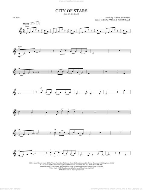 la la land city of stars violin sheet music|Play Official version of City Of Stars sheet music by Ryan Gosling.